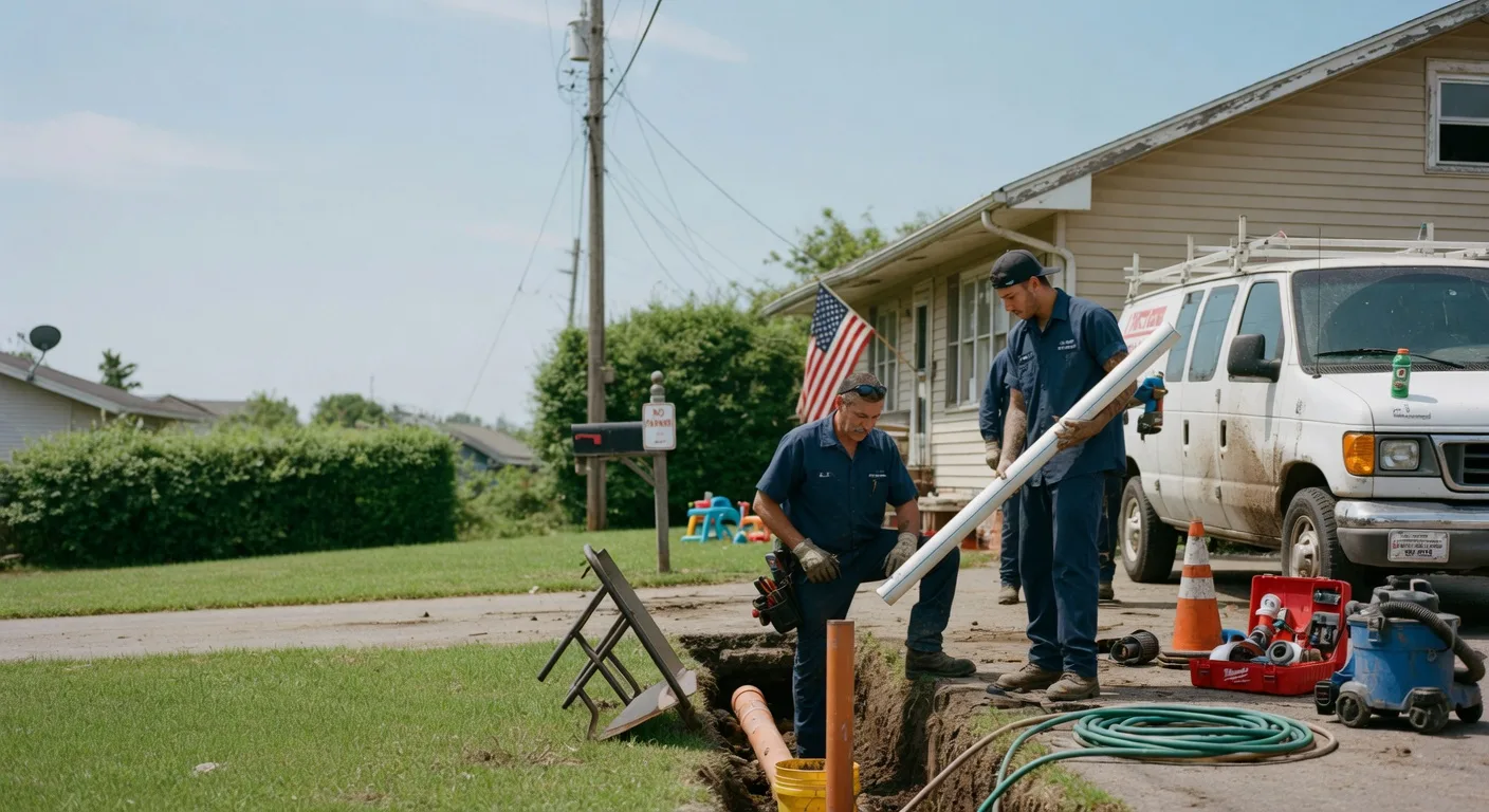 Sewer Line Inspection in Villa Ridge, IL